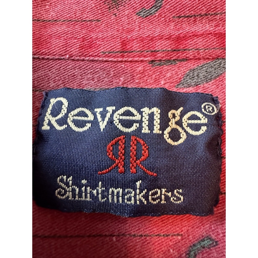 Vintage Revenge Shirtmakers Preppy Faded Button Down Size XL/XXL - Picture 3 of 11
